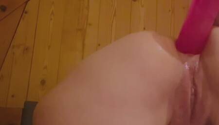 Masturbation anale avec gode