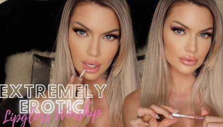 Extremely Erotic Lipgloss Worship