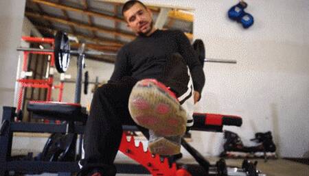 I'm your Mistress but my Cuck is your Lord - Lick his Size 12 Nike LeBron Shoes clean and worship his smelly socks!