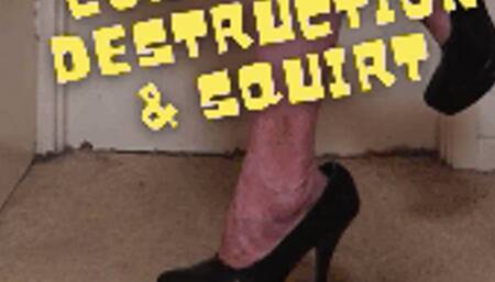 Naked Controller Heel Destruction and Squirt 1080p