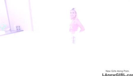 Cute Girl pushed towards orgasm with multiple toys