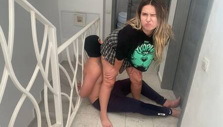 Farting in my slave's face -