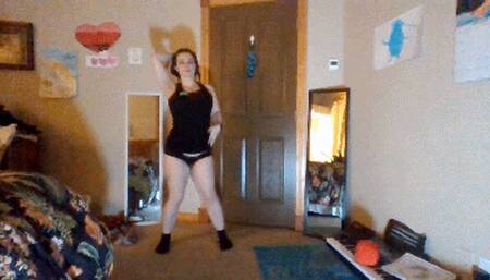 Amateur Dancing Fitness Pixie Pixels - MP4 (HD 1080p)