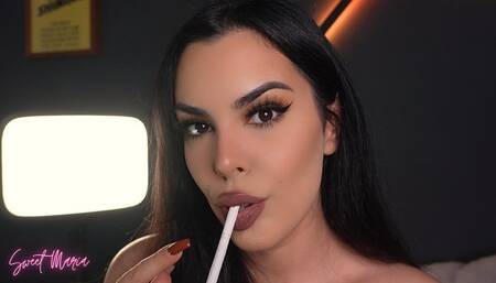 VS 120 and dark lipstick stains ~ Sweet Maria