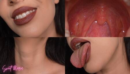 Burping, swallowing, mouth fetish ~ Sweet Maria