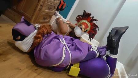 Brook-Maddison & Miss Monaco in: Mortal Enemy Gag Up Theatre: BatGirl Vs the TRULY Nefarious Flacon-ShowGirl & Cahoots the Conjuring Scoundrel!! (HD)