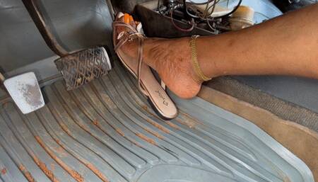 Cranking My OLD Nissan In My Transparent Flats