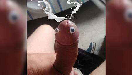 I Put Eyes on My Penis and Masturbate Until I Cum. Do You Want to See?