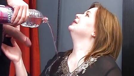 BBW German Chick Rides Fat Cock