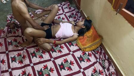 Hot Indian Village Desi Girl Nude Fucking Hard in Night