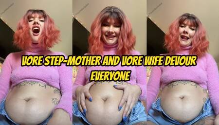Your Vore Step-Mother And Vore Wife Devour EVERYONE Feedee Feeder