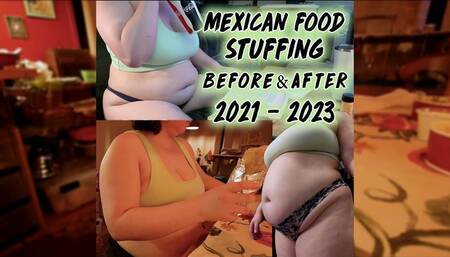 Mexican Food Stuffing BEFORE & AFTER