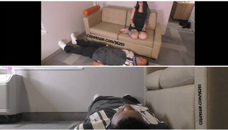 Bullied & Buried by bratty Alt gamer girl feet (Multi-Angle) - Full HD