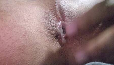 Chcolate Daddy Cum Inside Smooth Twink Hole!