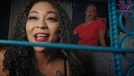 pDancer Macy finally finds out that her cousin has been shrunken- POV Foot and sock smelling- POV foot and worship- MomDomme- Shrinking Fetish Giantess- 4k