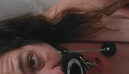 Daddy uses BBW Sub slut's Asshole & Throat as Chamberpot Piss Whore