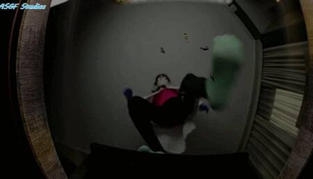 GIANT DR tracks down puny patients! GIANTESS SOCK CRUSH! Pt 4 - MP4