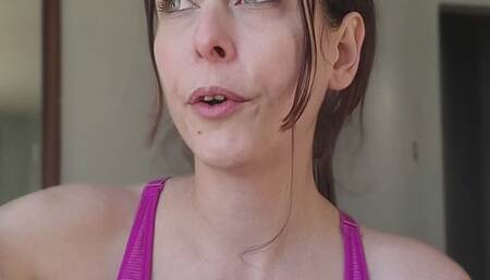 Coughing ,Smoking and Relaxing in my bra