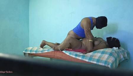 Hyderabad Telugu Hot Aunty Strong Dick Sucking Riding with Neighbour Boy