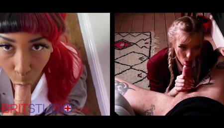 Denali Vs Gabie- Who Will Win the Blowjob Race