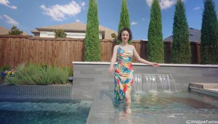 Aquatic Allure: Elena's Sensual Swim