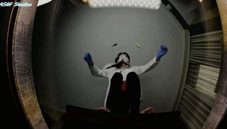 GIANT DR tracks down puny patients! GIANTESS BAREFOOT DOMINATION! Pt 5 - MP4