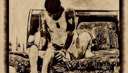 The Thighs Relax as She Takes His Massive Cock Alt