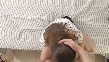 She Cums Hard and He Cums Inside Her No Face