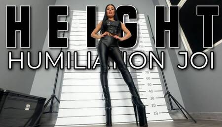 EvilWoman: Height humiliation JOI