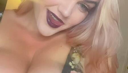 Naughty BBW Strips & Rides You