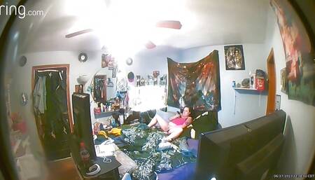 Caught on Ringcam Having Facetime Sex