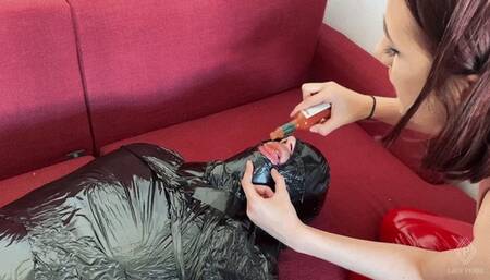 Hot tabasco for my mummificated slave - [FHD MOV] | Lady Perse