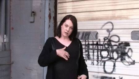 Real Estate Agent Pee Desperation Outside