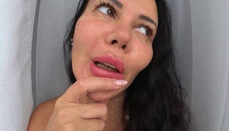 Jerk off on my lips like a fish and a duck 3 a