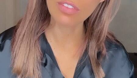 SEXY SATIN BOSS KNOWS YOUVE BEEN PERVING