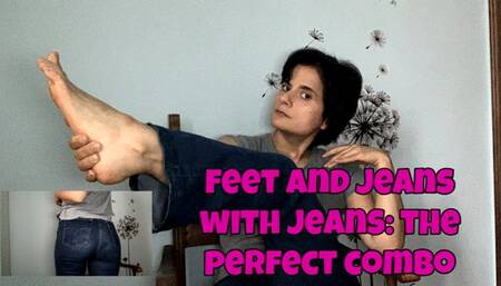 ass - feet and jeans the perfect combo