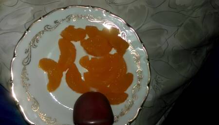 Cum on Juicy Orange