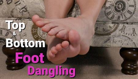 Barefoot Foot Dangling Top and Bottom of Feet Close Up - Kylie Jacobsx - MP4 1080p HD