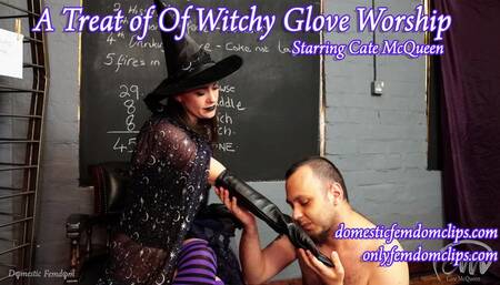A Treat of Witchy Glove Worship