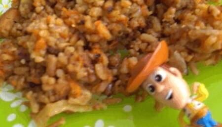 The TINY man was swallowed by the giantess along with his food cc