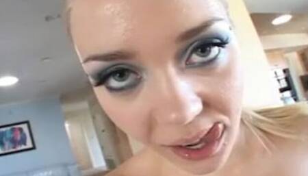 Blooming Annette Schwarz and Jake Malone at blowjob porn