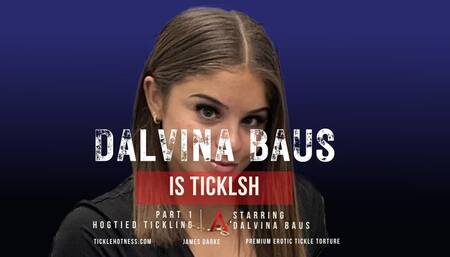 Dalvina Baus Is Ticklish - Part 1 - Hogtied Tickling - Full