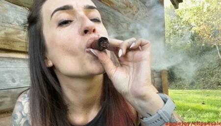 First cigar, choking cough wmv