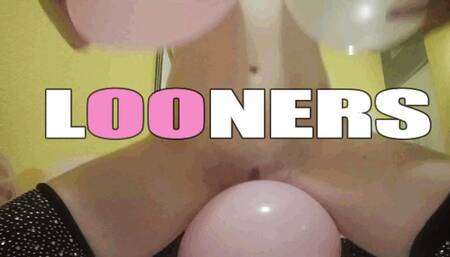 MUJER FOLLANDO GLOBOS