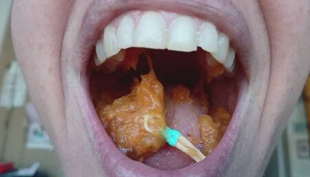 Lania savours a tiny woman that was in a sweet potato