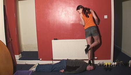 Hannah's 5 Pairs Of Heels Head Trample