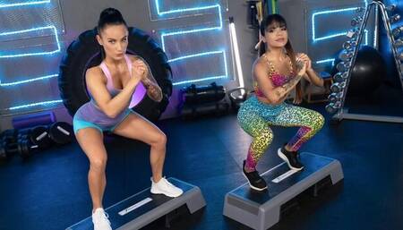 Medium size tits video with modest Lexi Dona and Michy Perez from SexyHub