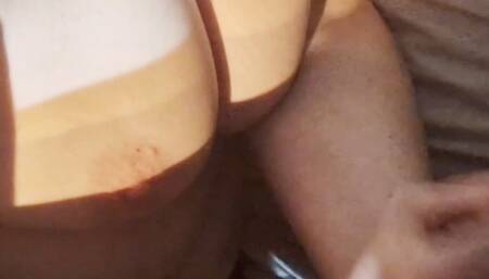 Shes Horny and Jerks Till I Cum