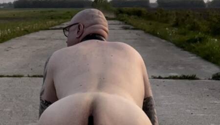 Naked Car Driving with Risk