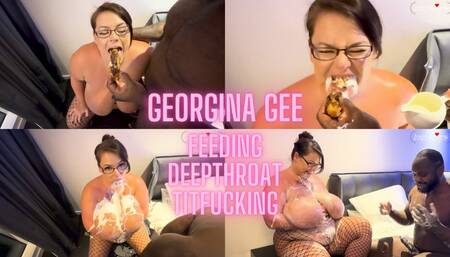 Feeding & Messy Food Play with BBW